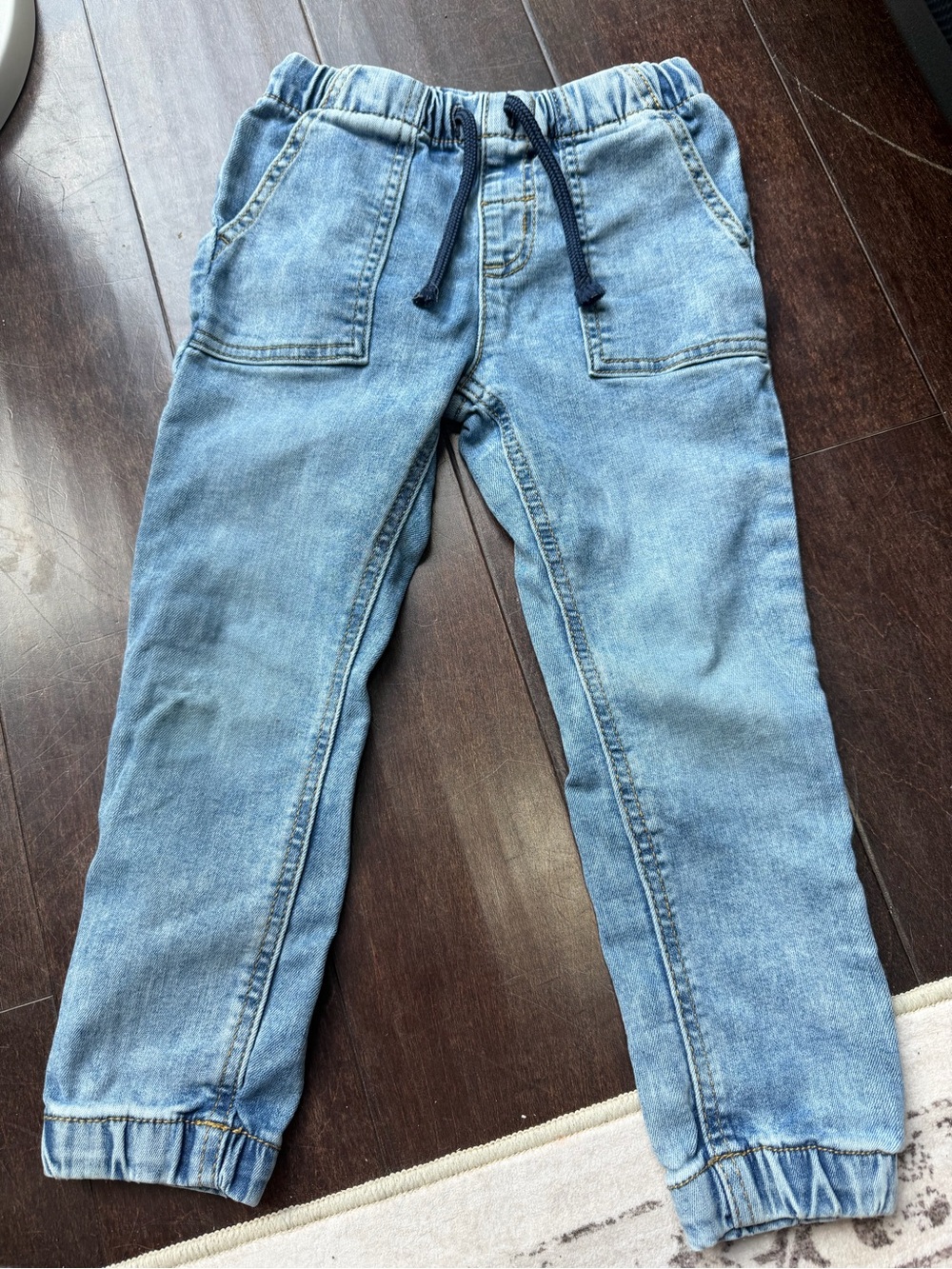 Kids Light Blue Denim Jogger Pants - Cat & Jack, 4T